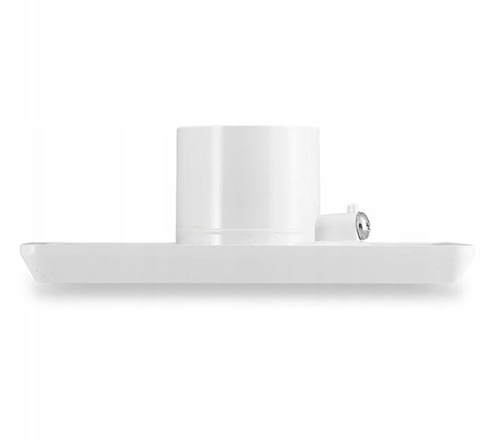 Vysavačová zásuvka WALL obdélník - bílá s nepřilnavým povrchem. Určeno pro centrální vysavače.